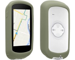 kwmobile hoes geschikt voor Garmin Edge Explore 2 - Siliconen beschermhoes voor fietsnavigatie - pastelgroen