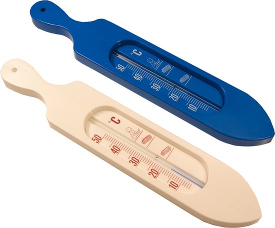 Badthermometer blauw - Thermometer voor in bad met 3 themperatuuraanduidingen van Jollein — afbeelding 2