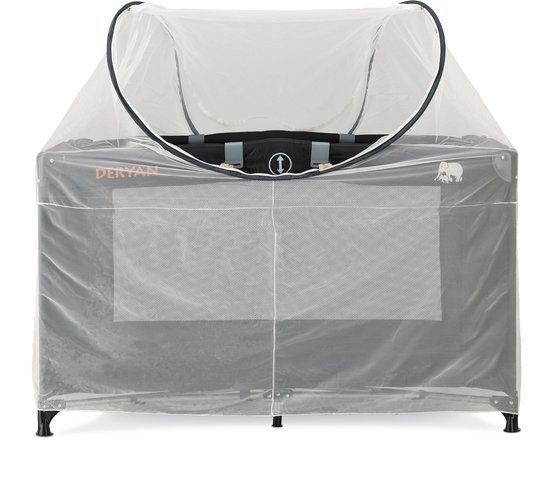 Deryan Luxe Klamboe voor Campingbed - Klamboe Voor Ledikant - Babyklamboe - Universeel