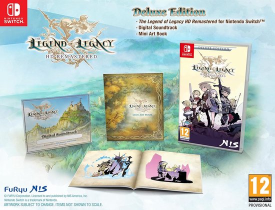 The Legend of Legacy HD Remastered-Deluxe Edition (Switch) Nieuw