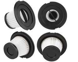 BukkitBow - Set van 4 HEPA Filter Geschikt voor H.Koenig UP600 & UP810 - Vervangingsonderdeel voor Draadloze Stofzuiger - Power Clean Accessoire - 4 Stuks