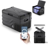 Bol.com PEME Quest Elektrische Koelbox 26.8 liter 12V 220/230 Volt AC/DC Compressor Koelbox Aansluiting voor Auto en Camping The... aanbieding