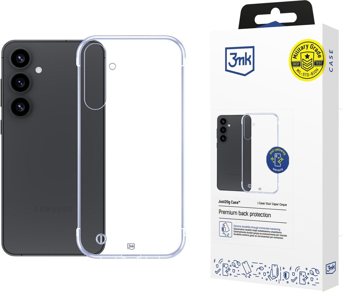 Samsung Galaxy S25 Edge - 3Mk Just20G Doorzichtig Hoesje