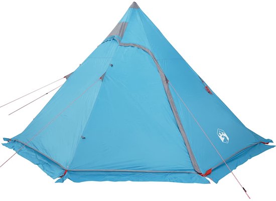 vidaXL Tipitent 5-persoons - Waterdicht - Blauw Tipitent - Kampplaats - Outdoor - Campingtent - Familietent van Vidaxl — afbeelding 4