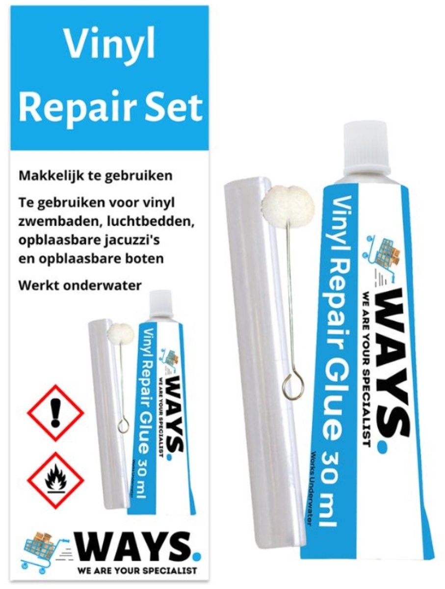 Intex - Roeispaan - French Oars - 3-Delige Set - Geel - 1.22 meter lang inclusief reparatiesetje