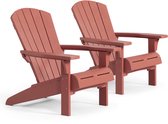 Keter Troy Adirondack Tuinstoel - 2 stuks - 85x80x96,5cm – Terracotta