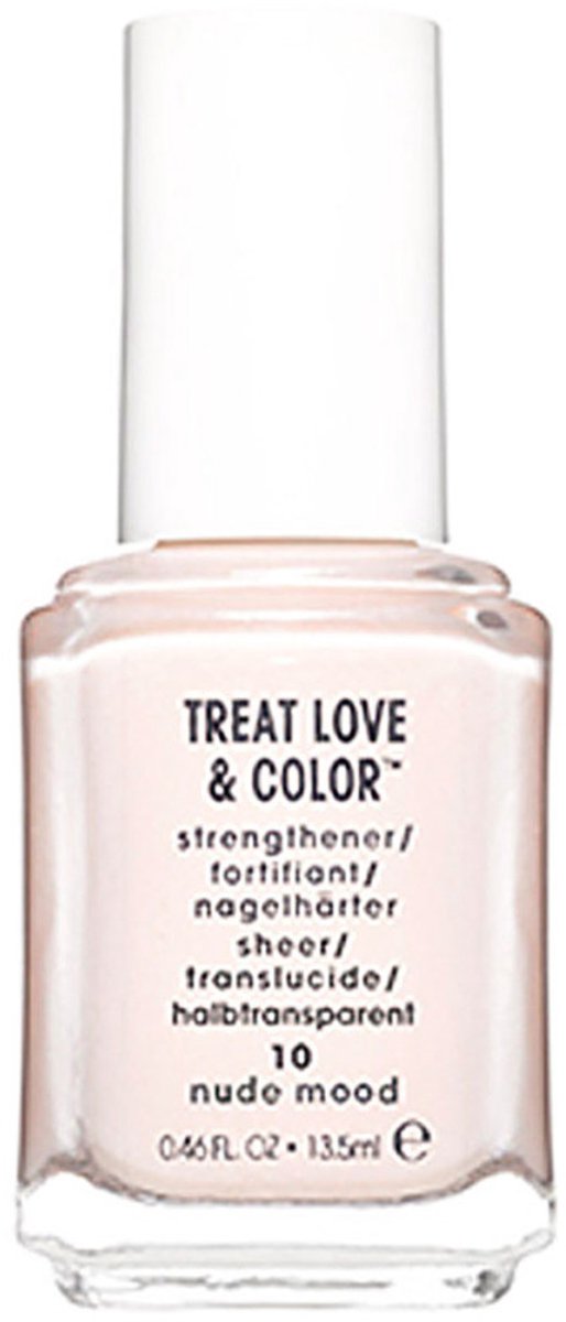 Goedkoopste essie - TREAT LOVE & COLOR™ - 10 nudemood - transparant - nagelverharder met calcium & camellia-extract - 13,5 ml