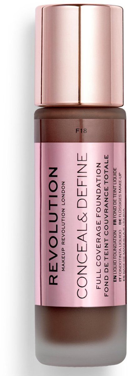 Makeup Revolution - Conceal & Define Foundation - F18