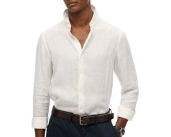 Superdry VACATION L/S LINEN SHIRT Heren Overhemd