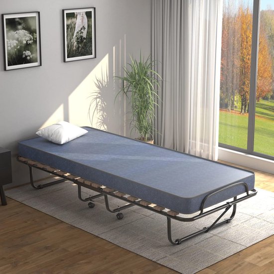 GOPLUS Opklapbed 80 x 190 cm, logeerbed met