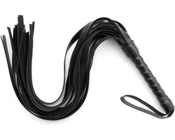 New Age Devi - Erotische zweep voor BDSM, bondage en meer. Gemaakt van zwart leer voor een intense ervaring.