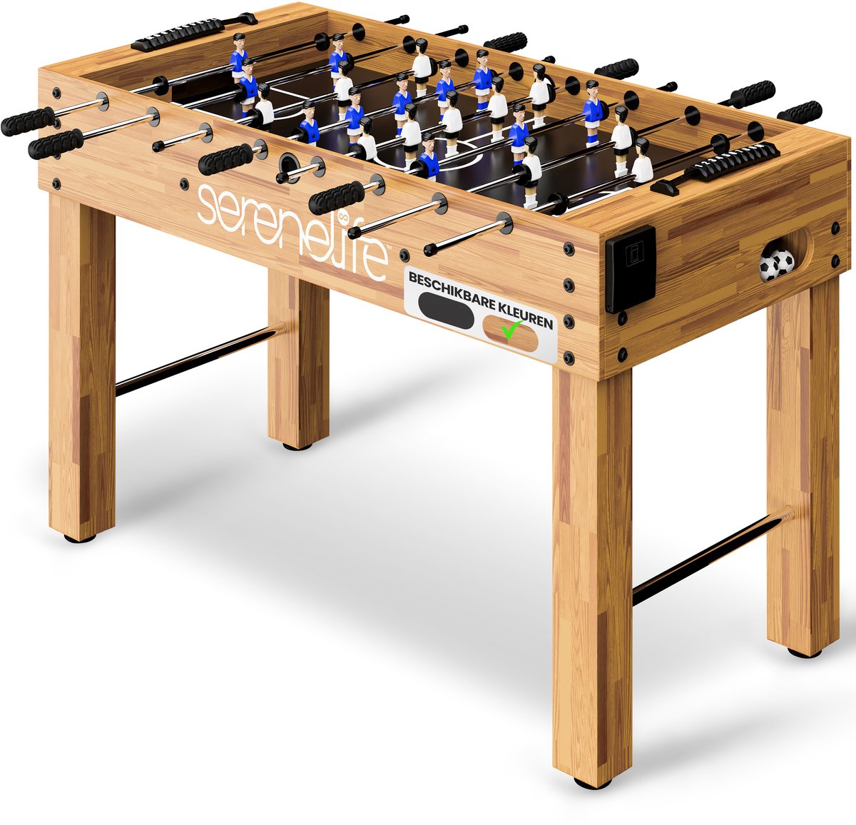 SereneLife Voetbaltafel - 48 inch Tafelvoetbal - Voetbal voor thuis, arcade