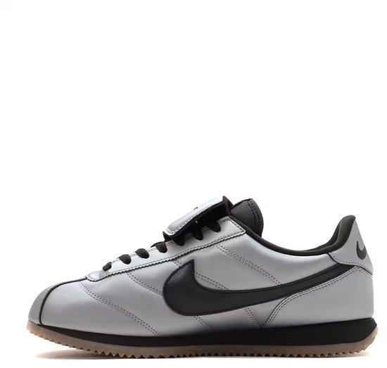 Chaussures Nike Nike Cortez Leather Femme Gris Nike Cortez Baskets