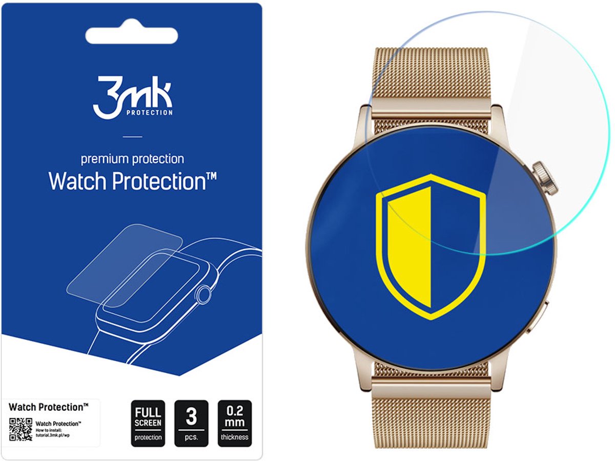 Huawei Watch GT 3 42mm - 3mk Horlogebescherming ARC
