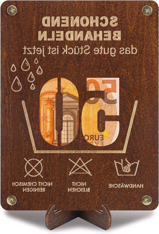 Van verjaardag de muisposter, met lijst, geschenkverpakking - creatieve