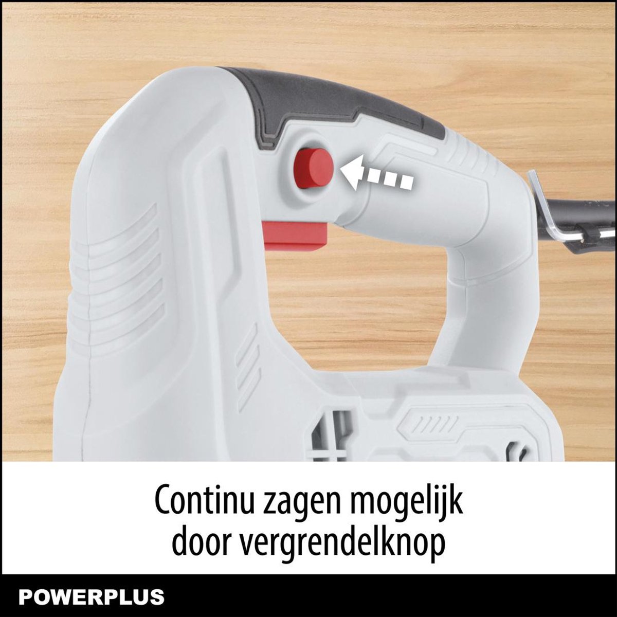 Powerplus elektrische decoupeerzaag POWC20110 - 400 W zaagmachine - 3000 min - gereedschap met 2 acc. – foto 5