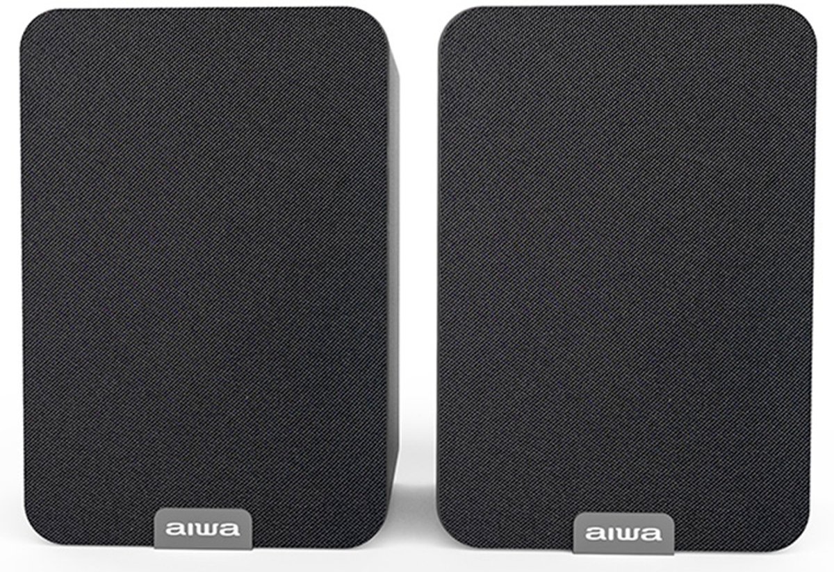 Aiwa SP-A200BK - Boekenplankspeaker Zwart