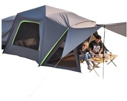 Bustent – Koepeltenten – Kampeertent - Tent - Pop up tent - Tenten - 10x10ft - Waterdicht & Ruim – Dubbel-laags Ontwerp – Schaduwluifel & Mesh Vensters