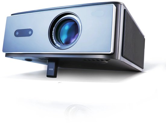 Mini Beamer - Projector - Digitale Beamer - Draagbaar - Smart TV Projectors - 1080P - 4K Full HD - Met Elektrische standaard - 1200ANSI - 130W - Android System - EU-stekker