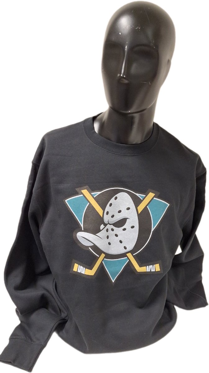 MIGHTY DUCKS - CREWNECK -BLACK-3XL