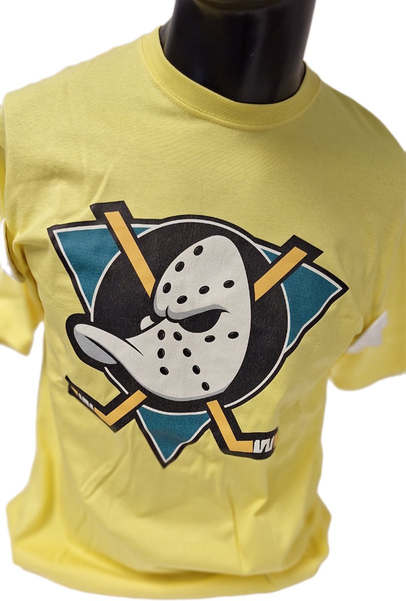 MIGHTY DUCKS - TSHIRT-YELLOW-S
