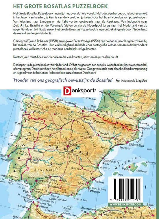 Denksport Het Grote Bosatlas Puzzelboek