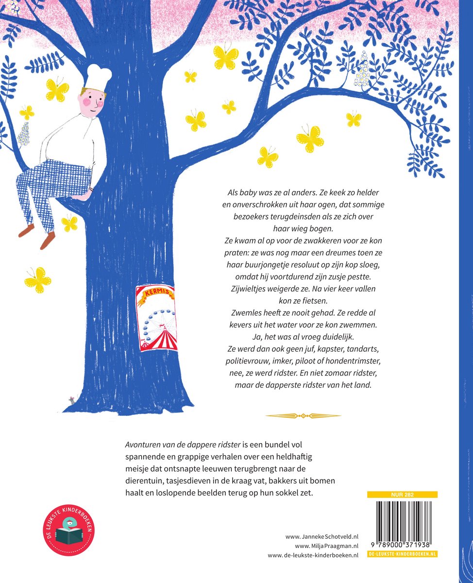 De dappere ridster 1 - Avonturen van de dappere ridster - back cover