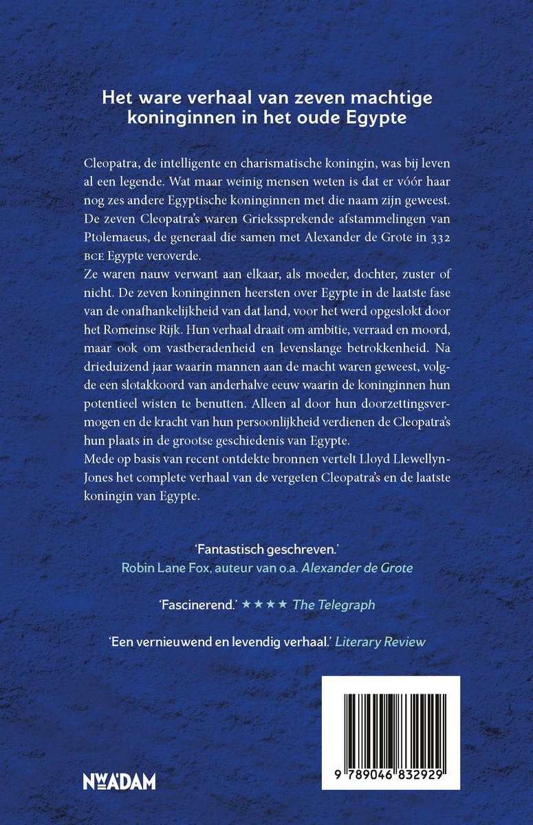 De Cleopatra's - back cover