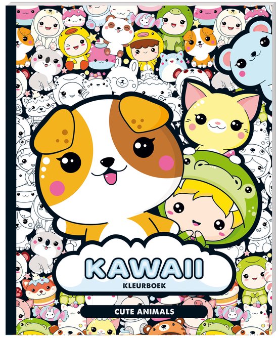 Kawaii Kleurboek - Cute Animals - cover