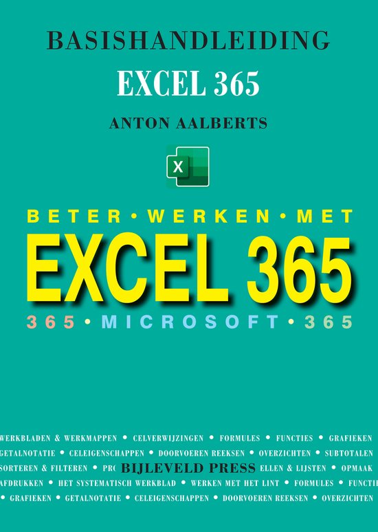 Basishandleiding beter werken met Excel 365 - cover
