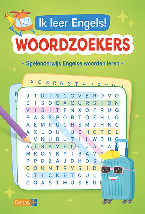 Deltas Woordzoekers - Ik leer Engels! - cover
