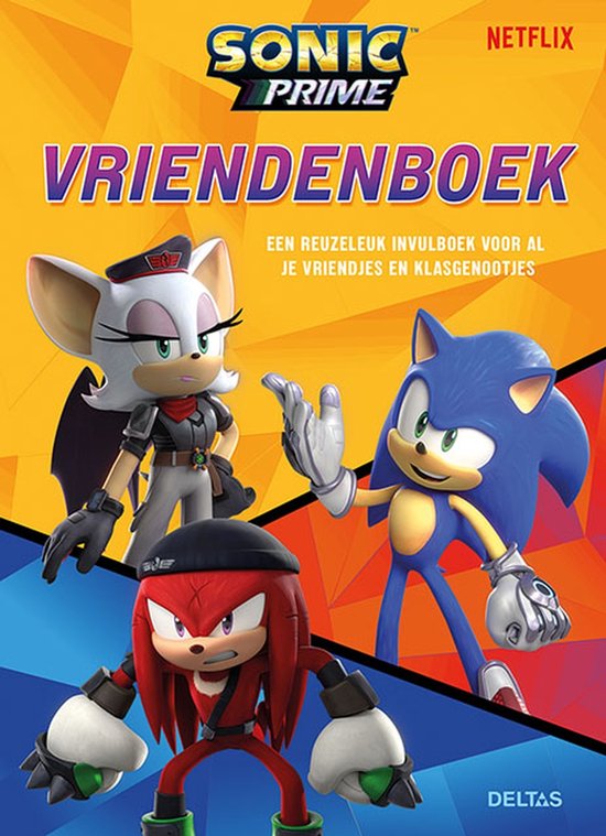 Sonic Prime vriendenboek
