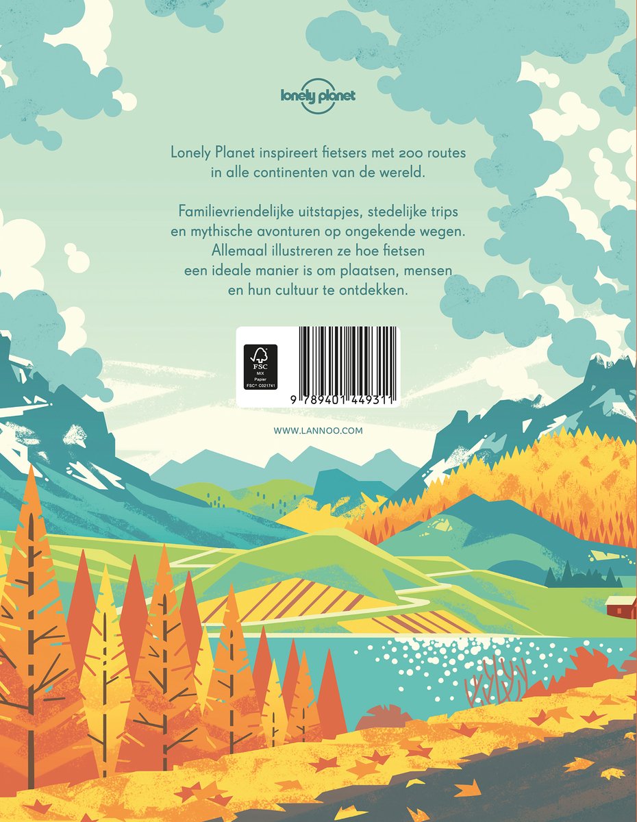 Mythische fietstochten in de wereld - back cover