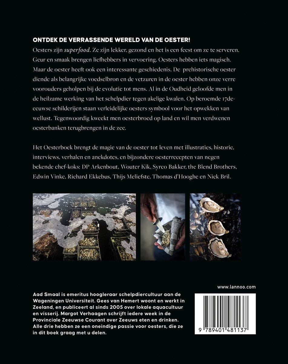 Het oesterboek - back cover