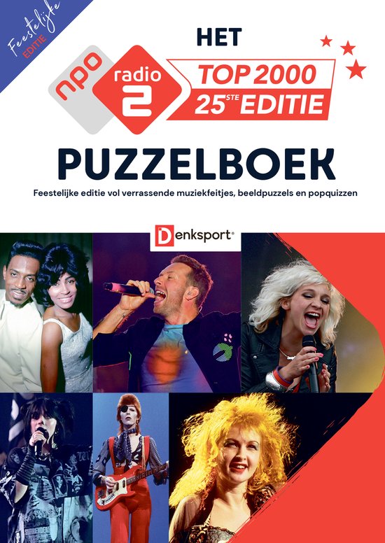 9789493313668 - Denksport - Het Top 2000 Puzzelboek - Feestelijke editie