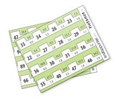 Knooppunter - Set blanco routekaartjes