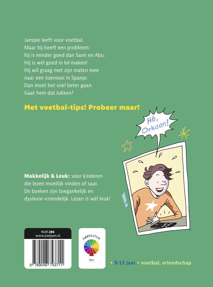 Makkelijk & Leuk - De held van FC Doelen - back cover