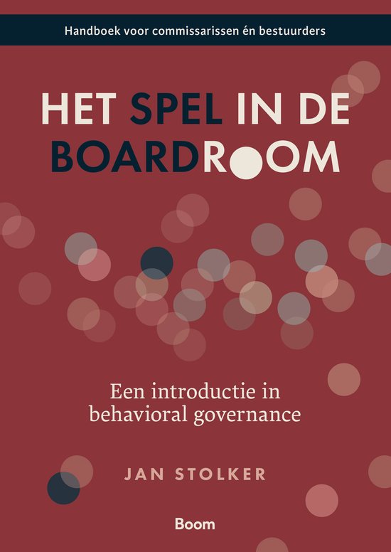 Het spel in de boardroom - cover