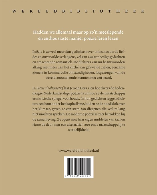 Poëzie als alternatief