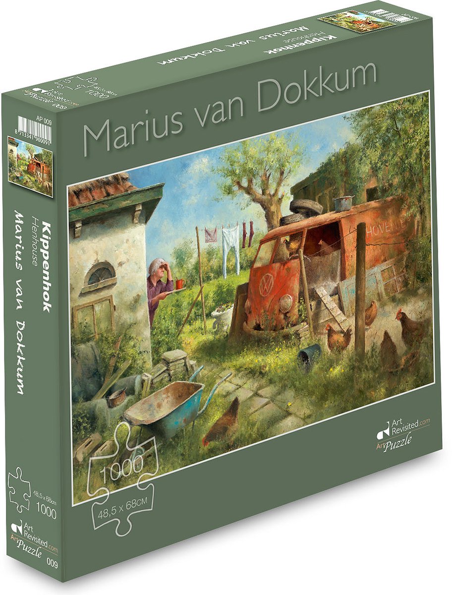 Puzzel Kippenhok- Marius van Dokkum — afbeelding 2