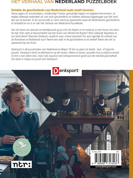 Denksport – Het Verhaal van Nederland Puzzelboek Quizzen en