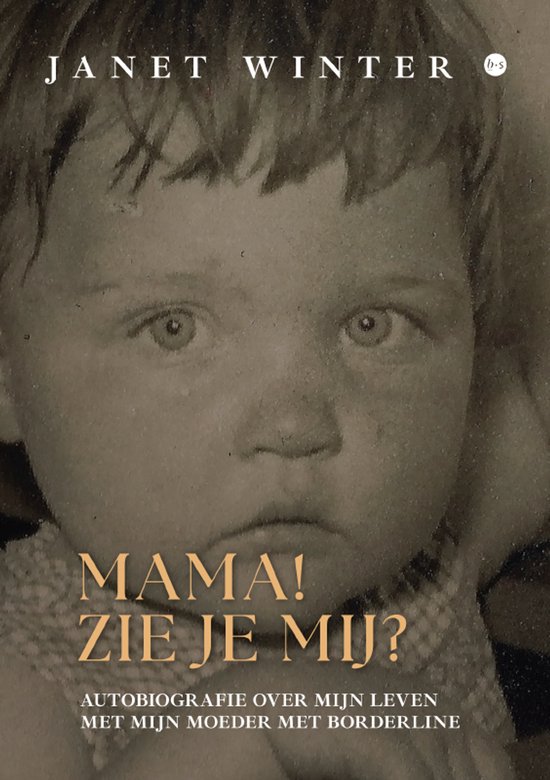 Couverture de livre 'Maman ! Tu me vois ?' avec un gros plan d'un bébé.