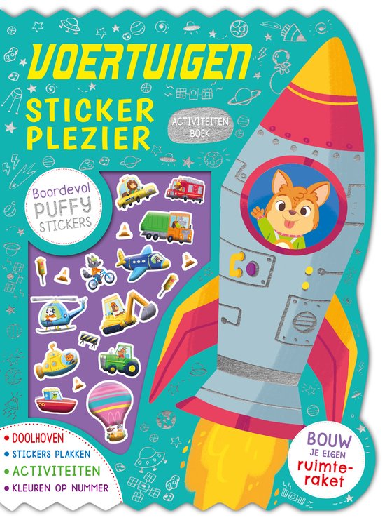 Voertuigen stickerplezier - cover