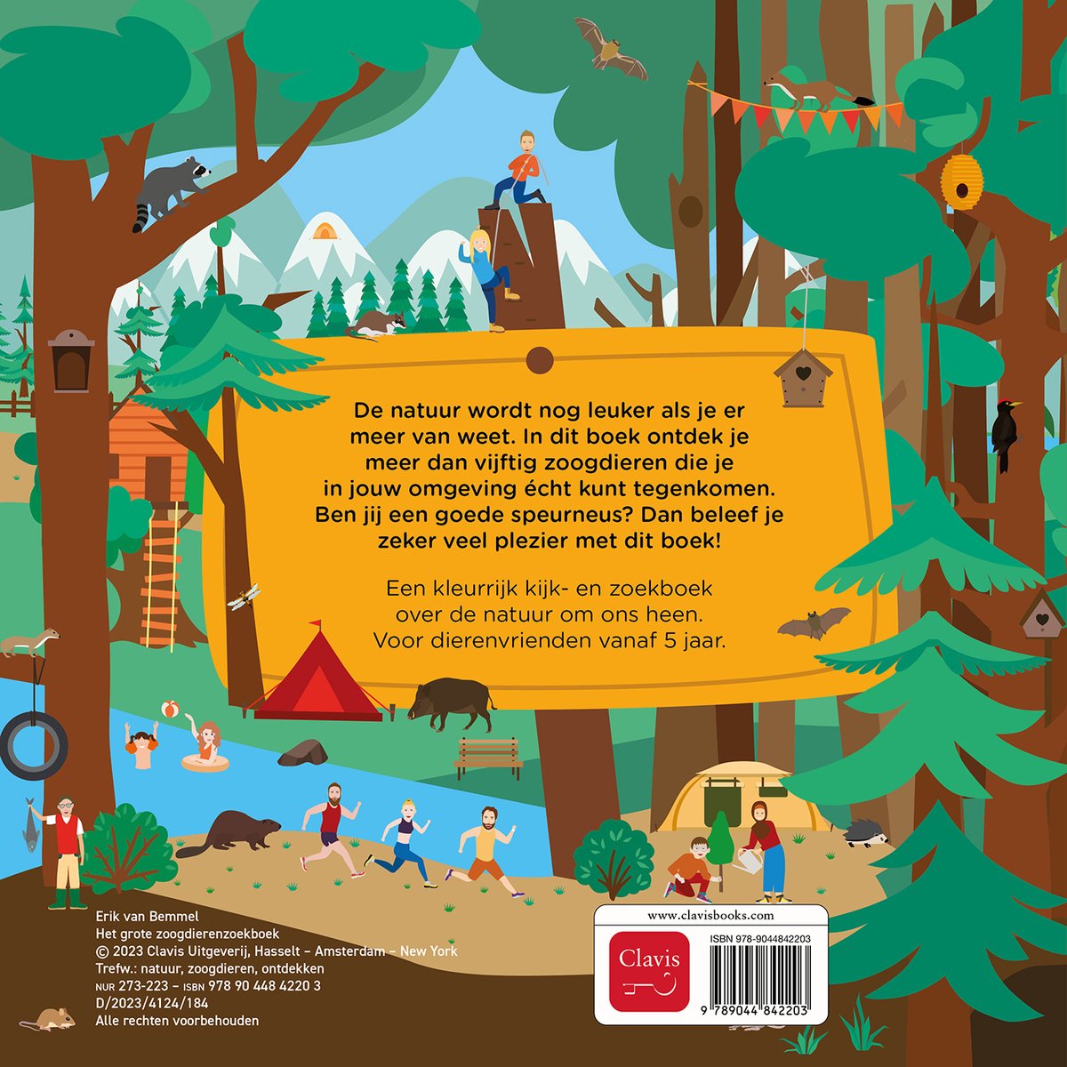 Het grote zoogdierenzoekboek - back cover