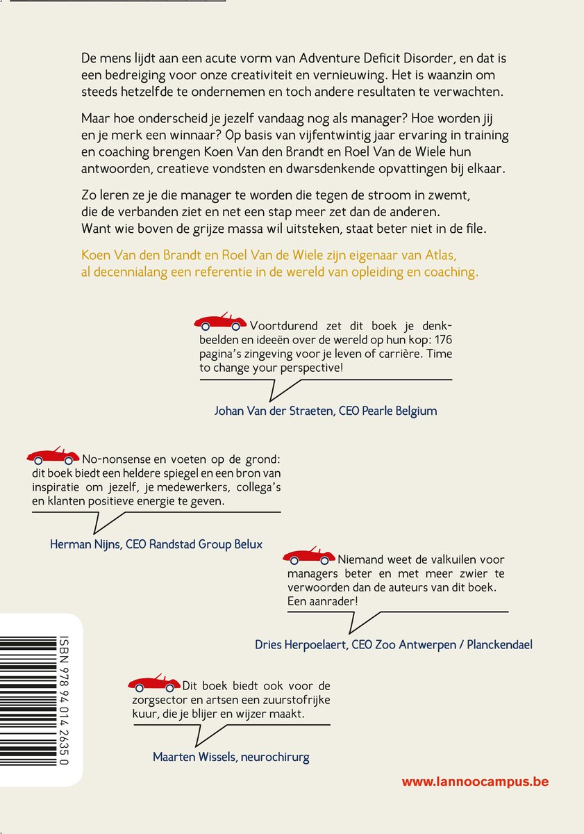 Spookrijders staan nooit in de file - back cover