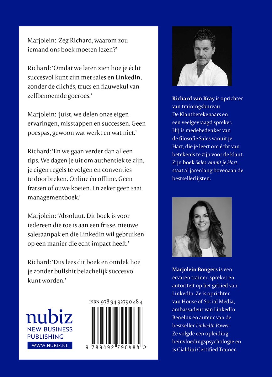 Sales zonder bullshit - back cover