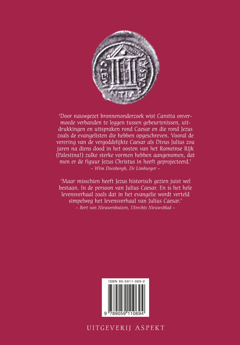 Was Jezus Caesar? - back cover