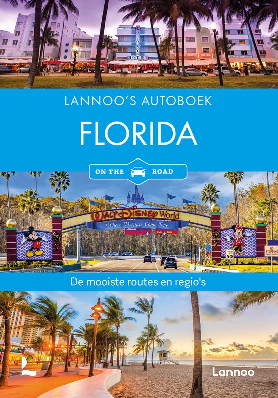 Lannoo's autoboek - Florida on the road - cover