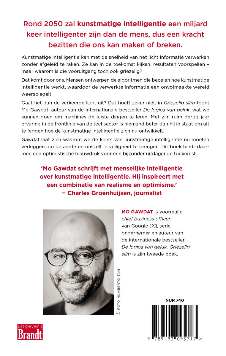 Griezelig slim - back cover