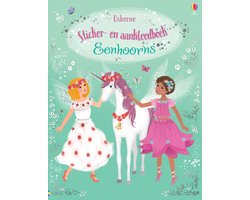 Sticker- en aankleedboek Eenhoorns
